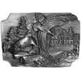 Idaho Antiqued Belt Buckle